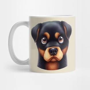 Charming Rottweiler Gaze Mug